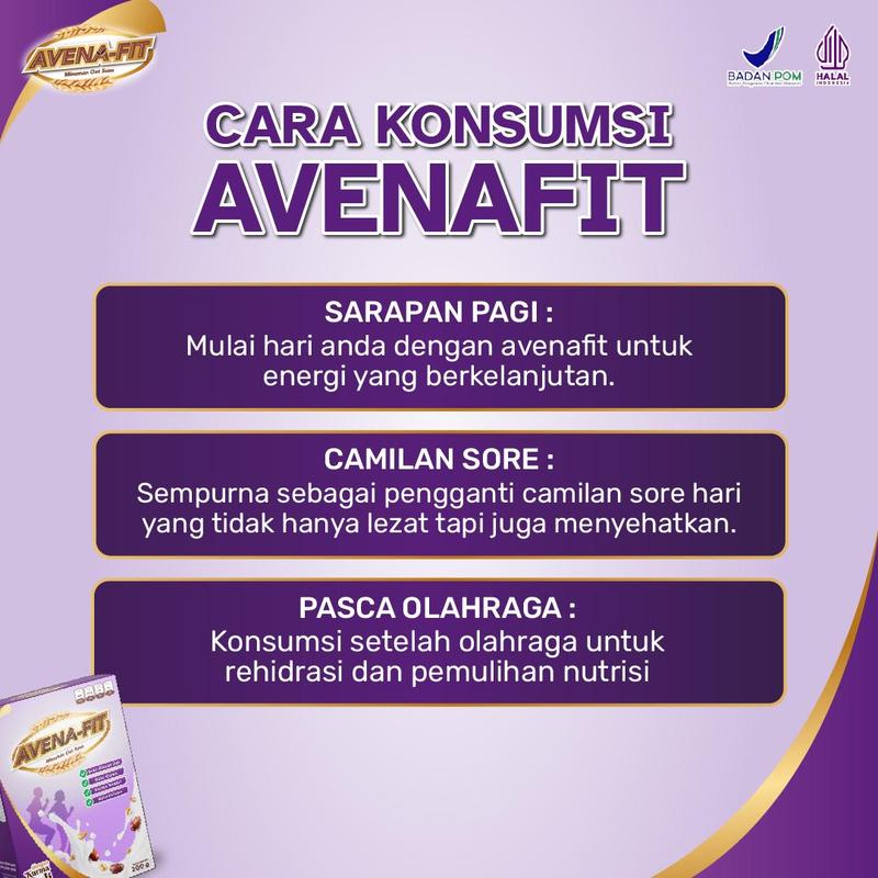 AVENAFIT 2 BOX - SEREAL OAT JAGA KADAR K0L3S DALAM TUBUH | BISA COD SUDAH HALAL MUI DAN BPOM - DISTRIBUTOR RESMI 3