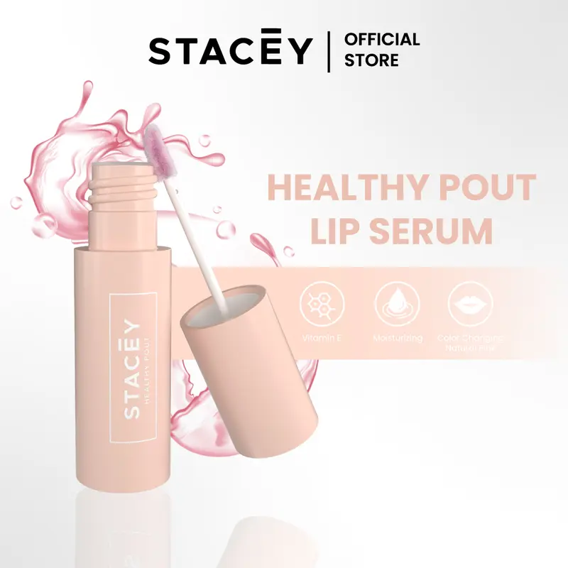 Stacey Healthy Pout Lip Serum - Make Up Lip Serum Korea Vitamin Bibir 0