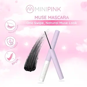 MINIPINK Muse Mascara Alis Lash Extension Lengthening Natural Smooth Tahan Lama Waterproof - MP040