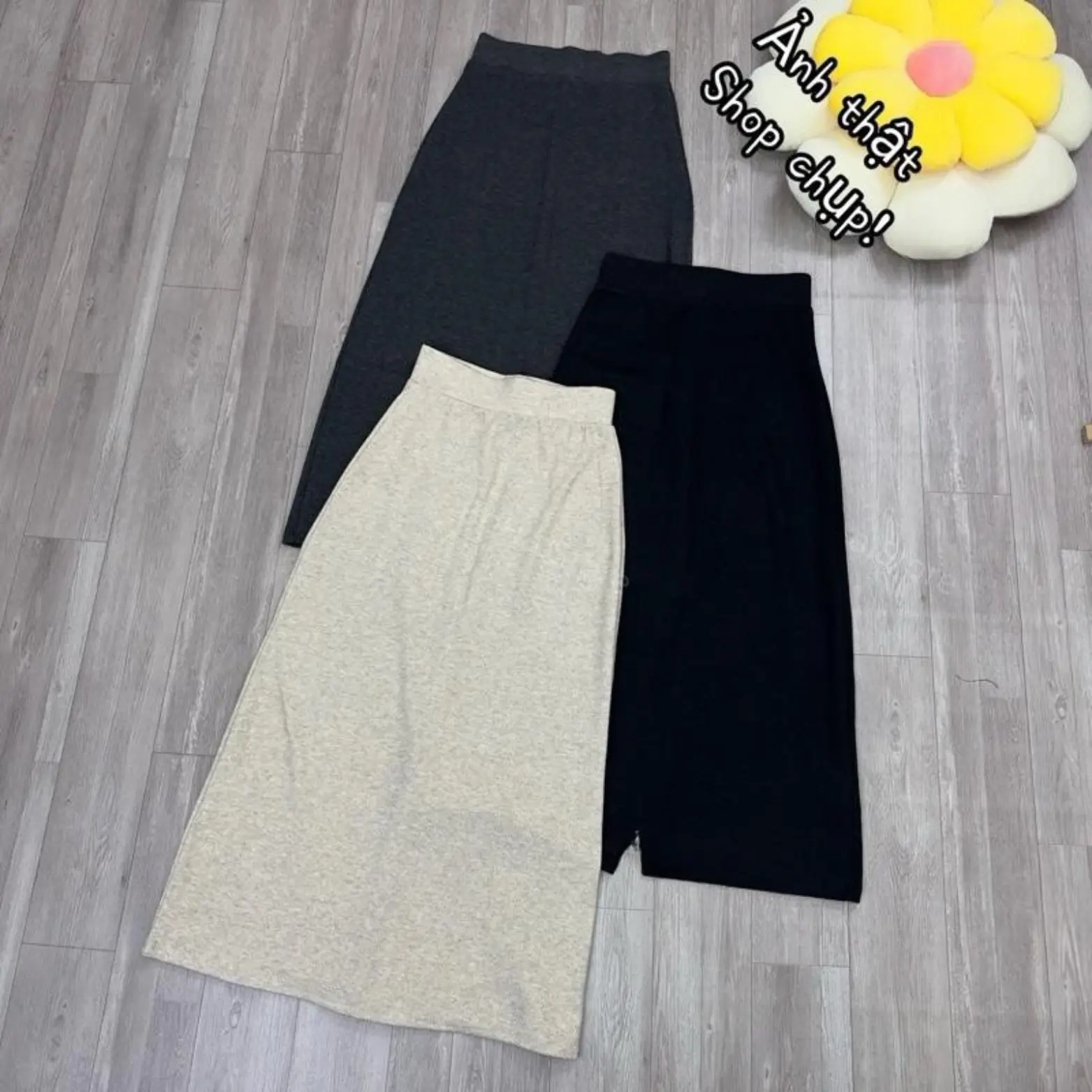 [ BẢN DÀI 90CM ] Chân Váy Dáng Dài Midi Xẻ Sau Dáng A Chất Thun Len Lông Thỏ ,mặc đi chơi , đi làm, đi học Mùa Đông Siêu Hot | BigBuy360 - bigbuy360.vn