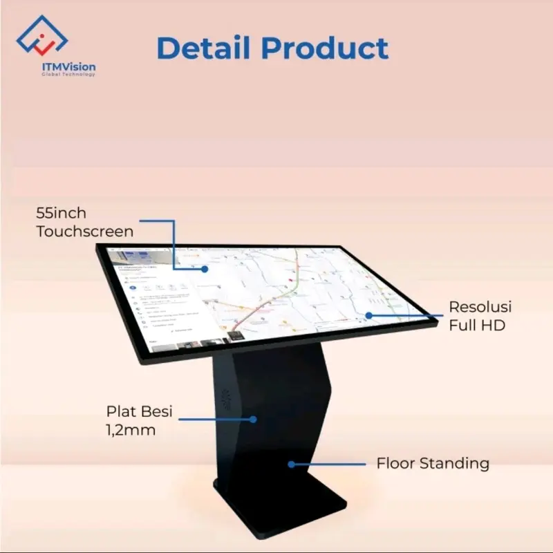 Digital Interactive 55 Inch Touchscreen (Android 11.0) 0