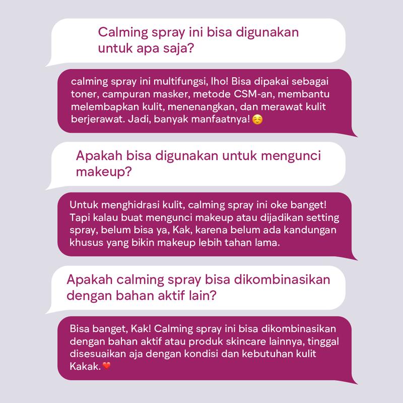 [Promo Spesial] Pratista Calming Spray Membantu Menenangkan Kulit Merawat Kulit Beruntusan dan Jerawat Menghidrasi Kulit Wajah 100ml 7