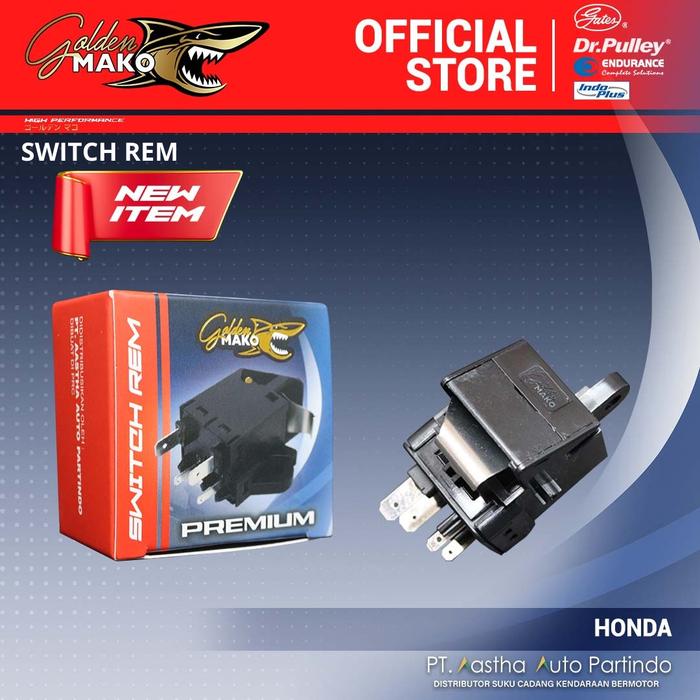 Gambar GOLDEN MAKO SWITCH REM BELAKANG HONDA ADV 150/PCX 150/FORZA 250/ADV 160/PCX 160/VARIO 160/STYLO 160 - ADV 150 / PCX 150 / FORZA 250 dari Aastha Auto Partindo Kota Administrasi Jakarta Barat Tokopedia