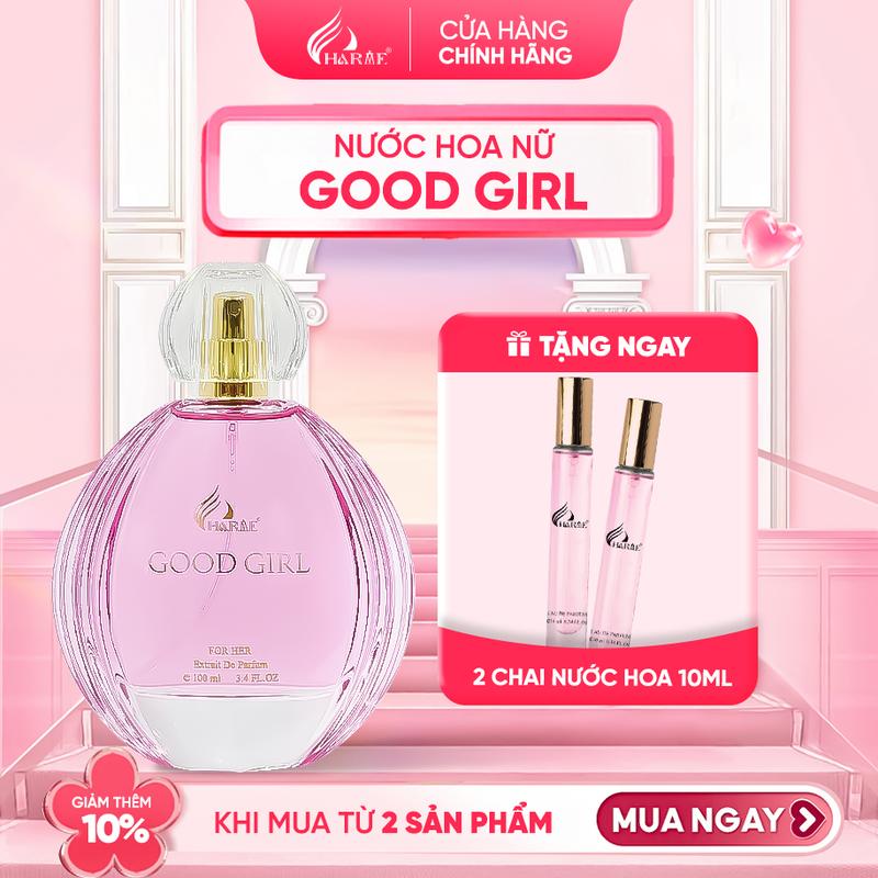 Nước hoa nữ Charme GOOD GIRL 100ml NEW nhẹ nhàng ngọt ngào trẻ trung