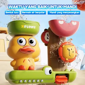 Mainan Bebek Mandi Bayi Edukatif dengan Suction Cup Putar & Efek Air Interaktif - Warna Cerah Tahan Lama, Fitur Sensorik, Bebas BPA, dan Desain Ergonomis untuk Stimulasi Motorik & Pengalaman Mandi yang Lebih Menyenangkan!