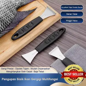 Alat Pengikis Sisik Ikan Multifungsi Stainless Steel untuk Rumah Tangga – Alat Hebat untuk Membunuh Ikan dan Perlengkapan Dapur