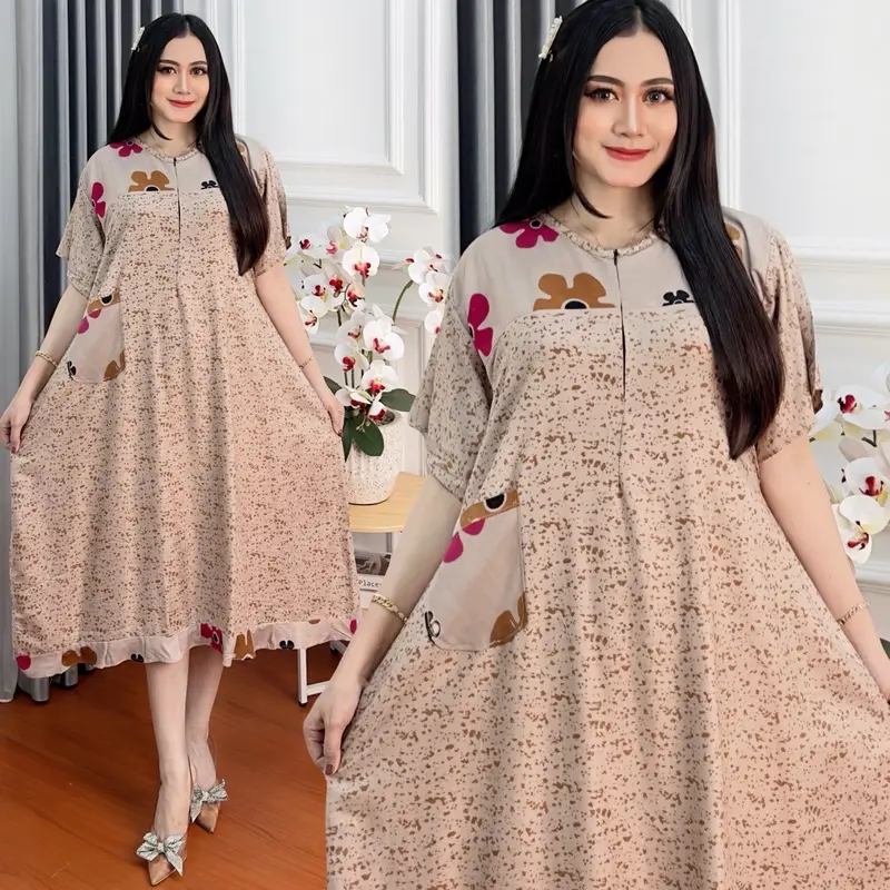 Daster Salsabil Ld 120 Rayon Premium Kekinian Bumil Busui Friendly 3