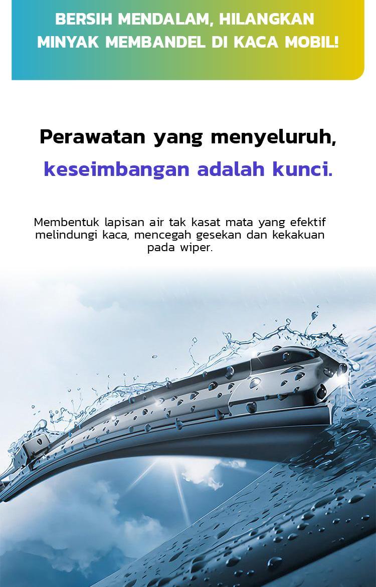 PenghilangNodaMinyakKaca/Pembersih kaca mobil/Penghilang lapisan minyak kaca/Perlengkapan perawatan mobil profesional/Semprot dan lap saja, efektif segera dalam 2 menit
