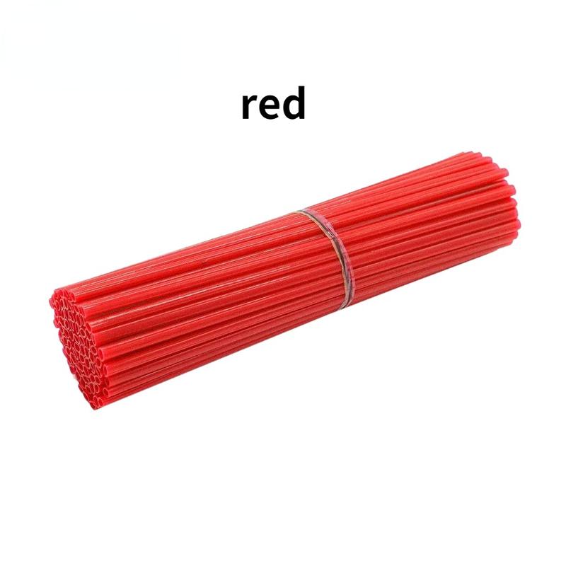 Product Introduction of 36Pcs Bike Motorcycle Wheel Spoked Protector Skin Covers Pipe For Motocross Bicycle Bike Cool Accessories 9 Colors 24CM/17CM 28
