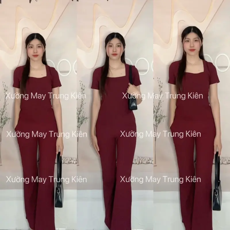 T302 mẫu đồ bộ mặc nhà, đi chơi, đi chợ với chất thun tăm lạnh co giản thoáng mát hợp với độ tuổi từ 25-45tuổi và có tới 72kg Tím Voi