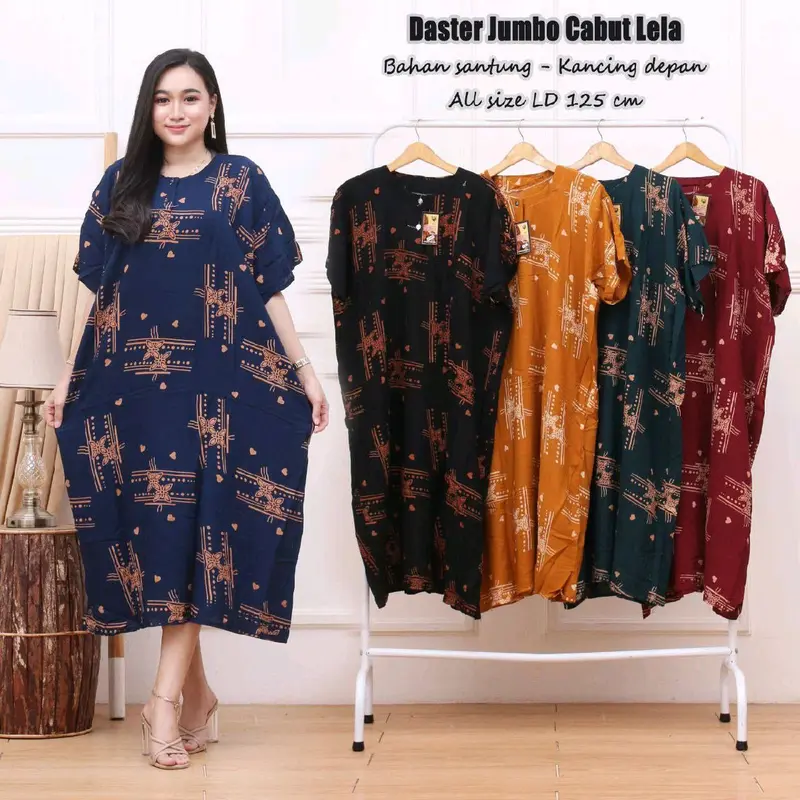 Daster Jumbo Layang Terlaris LD 120 PB 115 Muat BB 70 kg Busui Friendly - Wanita Bumil 6