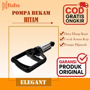 Pompa Bekam Hitam Elegant Vakum Cupping Pump Hiitam Hijamah Bekam