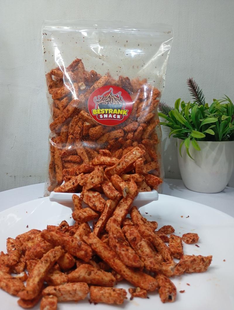 Product Introduction of (Buy 1 Get 1) Basreng pedas 400 gr gratis original daun jeruk 400 gr Bestrank snack s a jodo 6