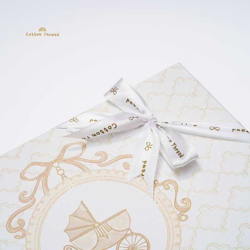 Bundling Newborn Hampers Baby Romper Mitten & Booties TENCEL️ Giftset Box - Kado Hadiah Lahiran Bayi - Cottonthread 1