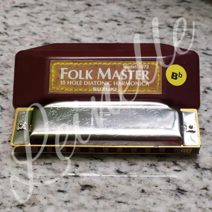 Harmonika Bb (B Mol) Folk Master Suzuki Harmonica