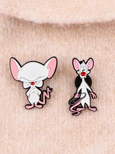 Set de 2 piezas de Broches de Animales de Dibujos Animados, Decoraciones de Pins Únicos para Hombres y Mujeres, Accesorios Personalizados para Fiestas