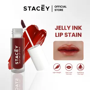 Stacey Jelly Ink Lip Stain - Make up Lip Tint Glossy Plumppy