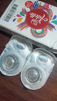 Product Review of Softlens 16mm Wedding Ice Grey Motif Korea Bisa Minus Normal Free Lens Case Monthly Replace Trendy from S**I 1