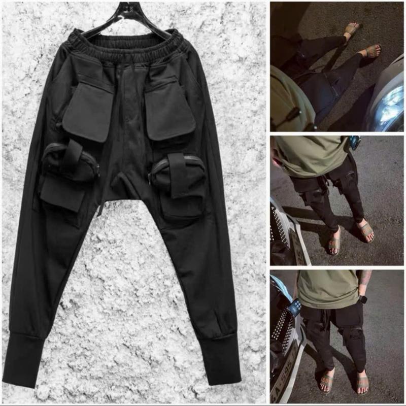 Quần Jogger Nam Túi Hộp Mix Khoá Vải Nỉ Umi Hàn Ống Bo Côn Hàng Siêu Câp 01