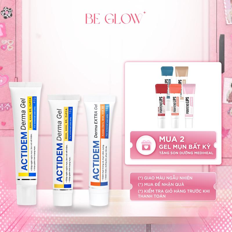 [MUA 2 GEL MỤN BẤT KỲ TẶNG SON DƯỠNG MEDIHEAL] GEL MỤN ACTIDEM DERMA, GEL MỤN MỜ THÂM ACTIDEM DERMA EXTRA 18 và 40 GRAM Skincare