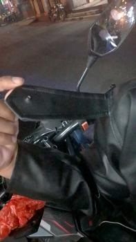 Product Review of Jaket Kulit Motor Wanita Bahan Lembut Dan Tebal Waterproof Leather warna Brown from f**y 0