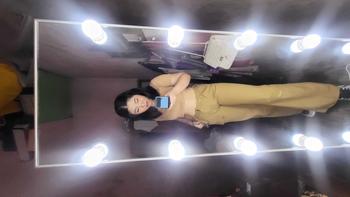 Product Review of HAZO JEANS-Cargo Jeans Khaki baru versi Highwaist Loose Celana Jeans Wanita Korea Muda Panjang Retro Straight from d**p 0
