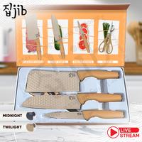Gambar [HOMETHINGS.ID] JIB Diamond Knives Set / Knife Set Diamond Anti Karat / Pisau Dapur Multifungsi Anti Lengket Stainless Steel - TWILIGHT dari JIB Indonesia Kota Bogor 4 Tokopedia
