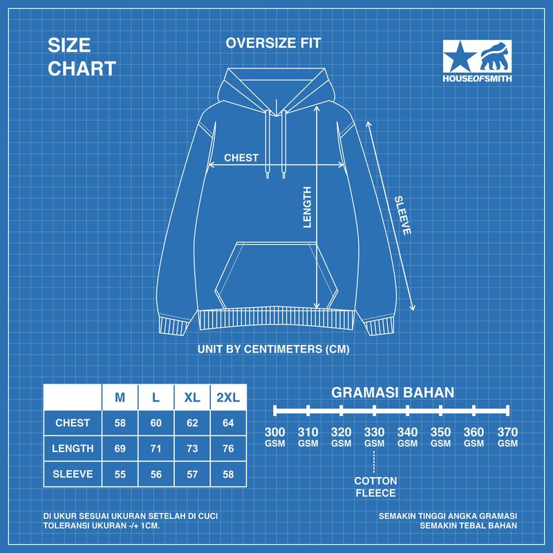 Product Introduction of House of Smith X GOD Sweater Hoodie Pria - Good Gorilla Service Oversized Hoodie 0