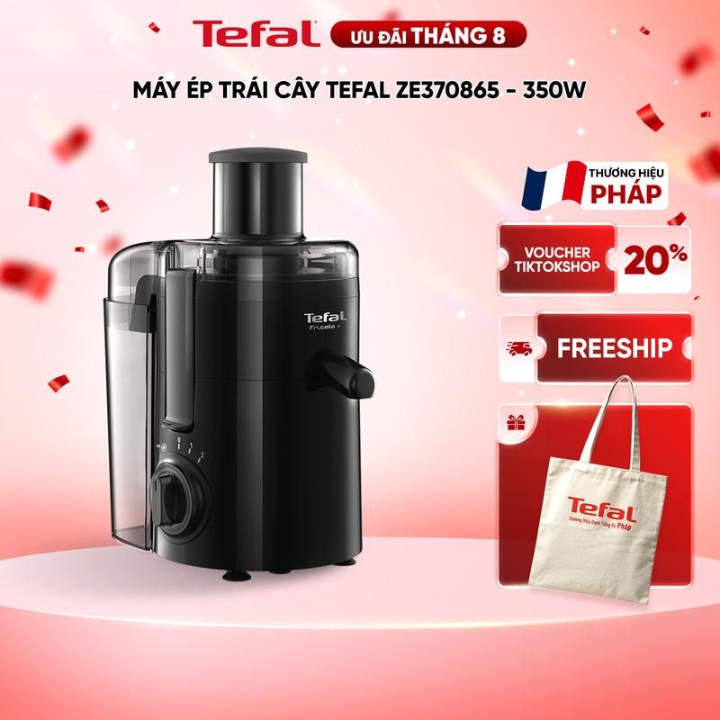 (LIVE 2) (Phích cắm 3 chấu) Máy ép trái cây Tefal ZE370865 - 350W - Màu đen