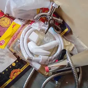 TEBUS MURAH PAKET LENGKAP Kran Besi Tahan Karat Plus Hand Shower 300 lubang komplit + Jet Shower Kloset Toilet + Keran Air Stabilo PVC + Stop Kran Single