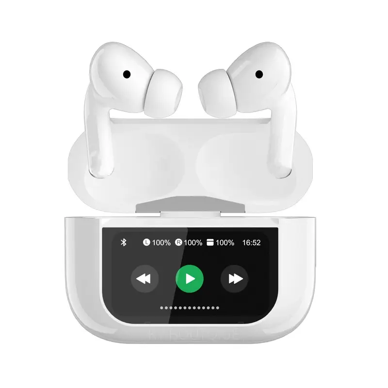 Tai Nghe Thông Minh A9 PRO ANC/ENC [3 Quà tặng miễn phí] 1 Dây buộc+1 Bao tay chơi game+1 Nhãn dán hoạt hình, Màn Hình LCD Cảm Ứng Màu, Bass Siêu Căng,Bluetooth 5.4, Hình Nền Tùy Chỉnh, Hiển Thị Lời Bài Hát | BigBuy360 - bigbuy360.vn