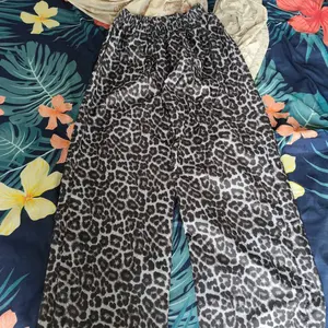 Celana Panjang Grey Leopard/Celana Gomrong/Kulot/Unisex pria wanita motif Leopard/Grey Leopard