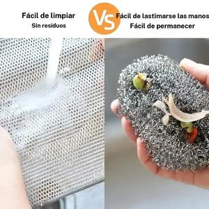 Trapo para lavar platos, Tela para lavar platos de doble cara, Tela de limpieza para cocina, Trapo para platos y ollas, Suministros de limpieza para cocina