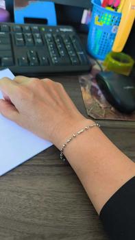 Product Review of Gelang Tangan Rantai Bambu Ukir Perak 925 from S**🥰 0