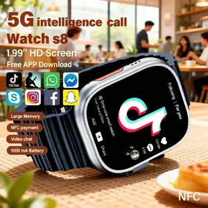 X10 Pro Max Jam Tangan Smart Watch Wanita Pria OriginalFashion Bluetooth Call Tahan Air lP68 Baterai Tahan Lamarunning band