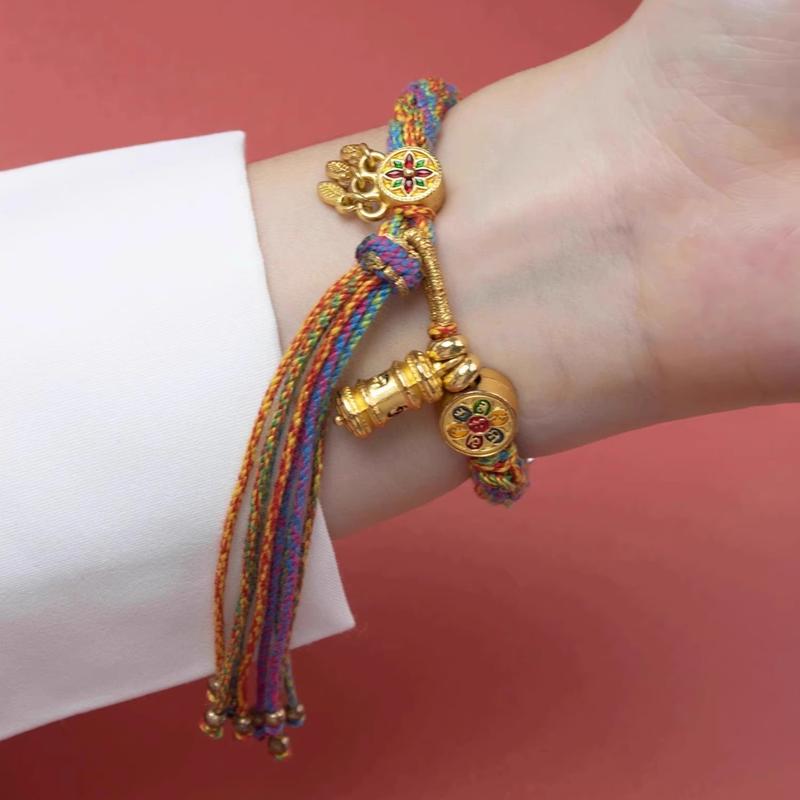 Kviins Strap Huawei Ethnic Bohemian Watch Strap for Huawei Band 9/8 & Huawei Fit 3 | Artistic Design & Adjustable Length 8