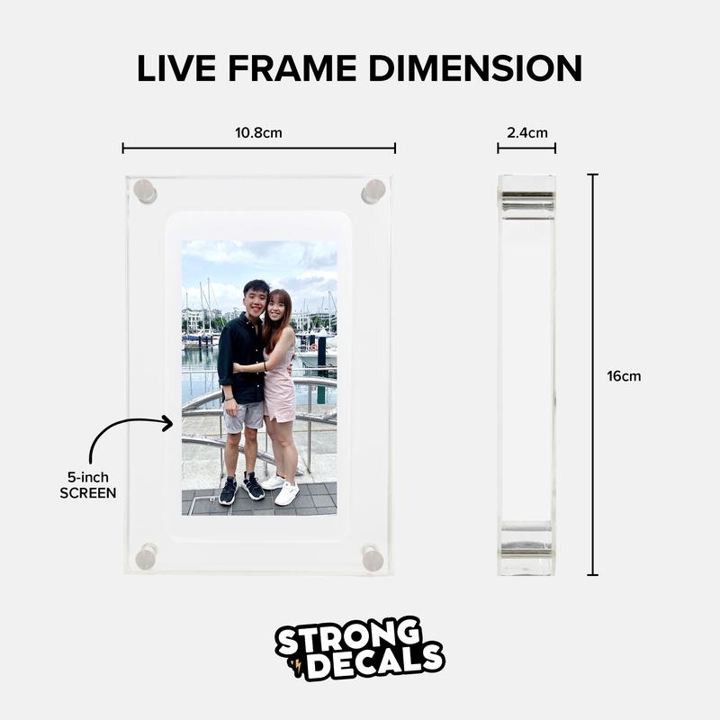 [SG Ready Stock] Personalised Video Live Frame Gift for Valentines, Anniversary, Birthday 3