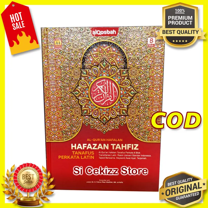 Al Quran - Hafazan Tahfiz Tanafus Latin Perkata – A5 Sedang - ORIGINAL alQosbah 5