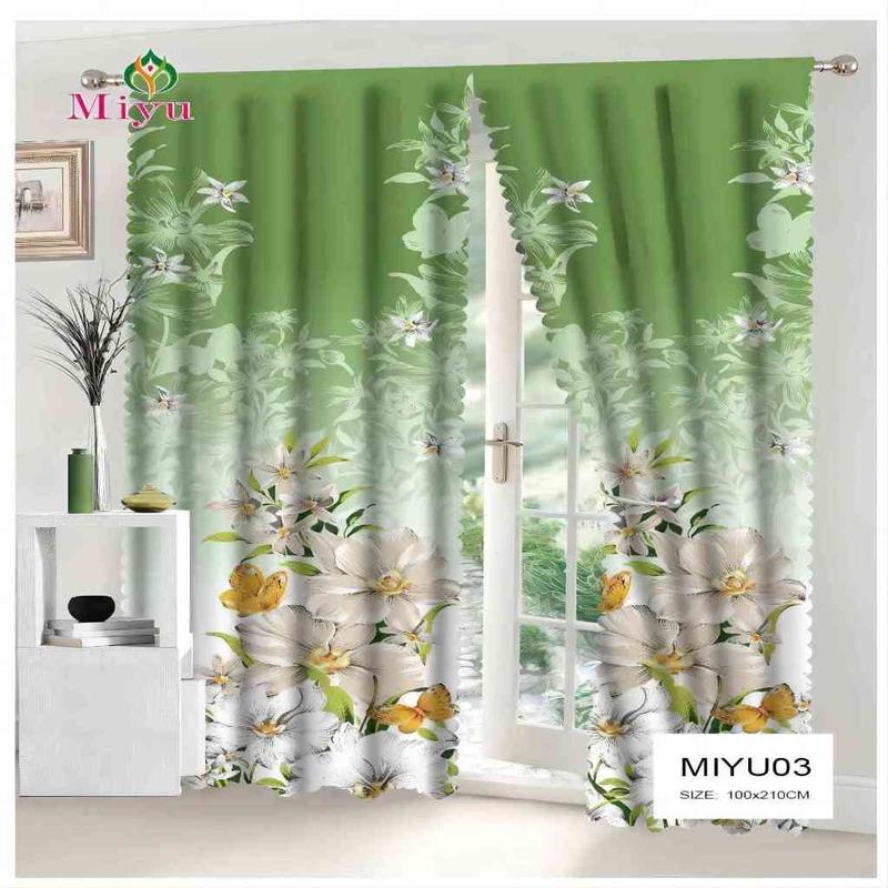 Product Introduction of Pink Elegance New Curtina 100x210cm Design  for Window Door Room Home Decoration(No Ring)-1PC Soft Textiles 5