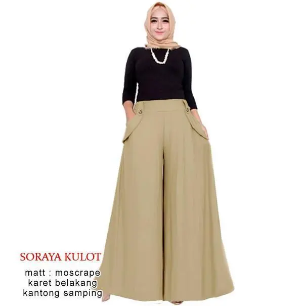 SORAYA KULOT - MM FASHION (MM) - UKURAN L-3XL - MATT MOSCREPE