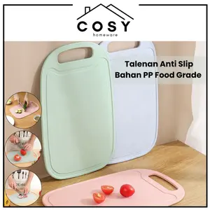 COSY Talenan Anti Slip Bahan PP Food Grade Jerami Gandum / Talenan Wheat Straw Multifungsi Plastik Telenan