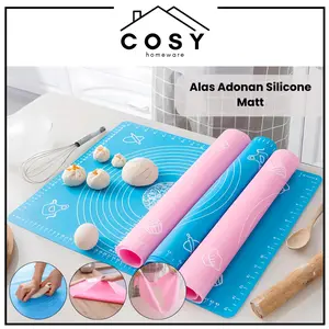 COSY Alas Silikon Alas Adonan Silmat Ukuran 40cm x 50 cm Tatakan Silikon Dapur Silicone Matt Kitchenware