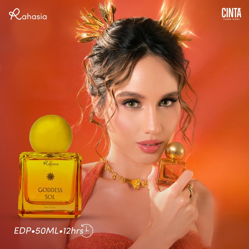 Rahasia x Cinta Laura Goddess Sol EDP 50 ML Perfume Tahan Lama 12 Jam 6