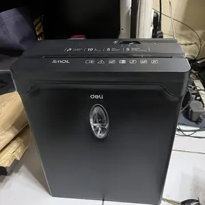 Deli Mesin Penghancur Kertas / Paper Shredder 5 Lembar 5 Menit Non Stop ET015