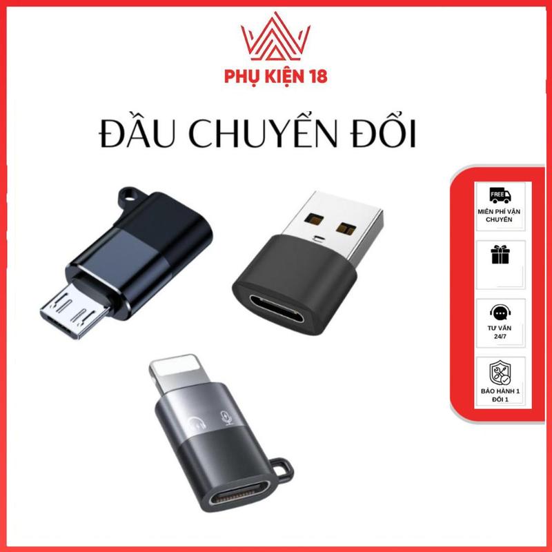 Đầu chuyển đổi TYPE C sang USB dùng cho máy tính Phụ Kiện Phone