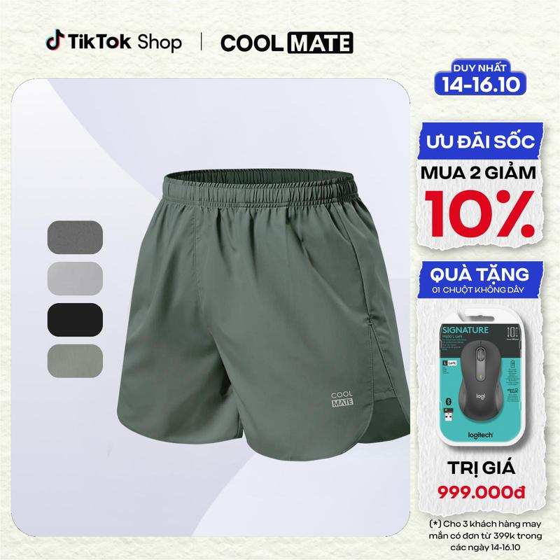 Quần Shorts chạy bộ Economy thoáng khí- Coolmate