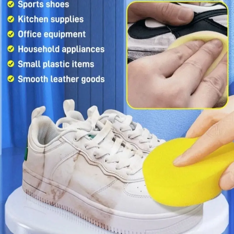 Shoe Cleaning Cream Stubborn Stain Japanese Dirt Remover Eliminate Yellowing No Wash Sofa Steel Glass Multi Purpose Cleaner Footwear Clean with Comfort