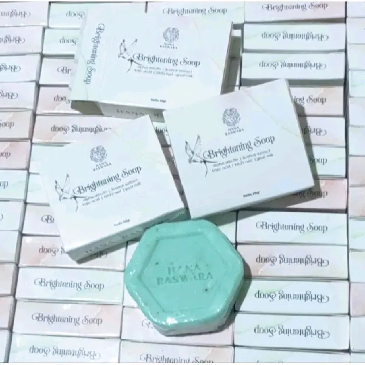 2PCS SABUN HANARASWARA Brightening Soap 2in1 Face dan Body Mencerahkan