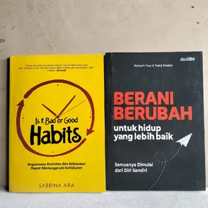 PAKET ISI 2 BUKU MOTIVASI / IS IT BAD OR GOOD HABITS / BERANI BERUBAH  / SURAT YASIN