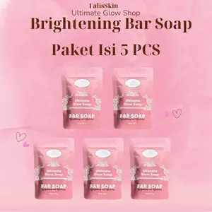 [FalisSkin] ISI 5 PCS BRIGHTENING ULTIMATE GLOW SOAP / Sabun Glutathione Membersihkan Mencerahkan